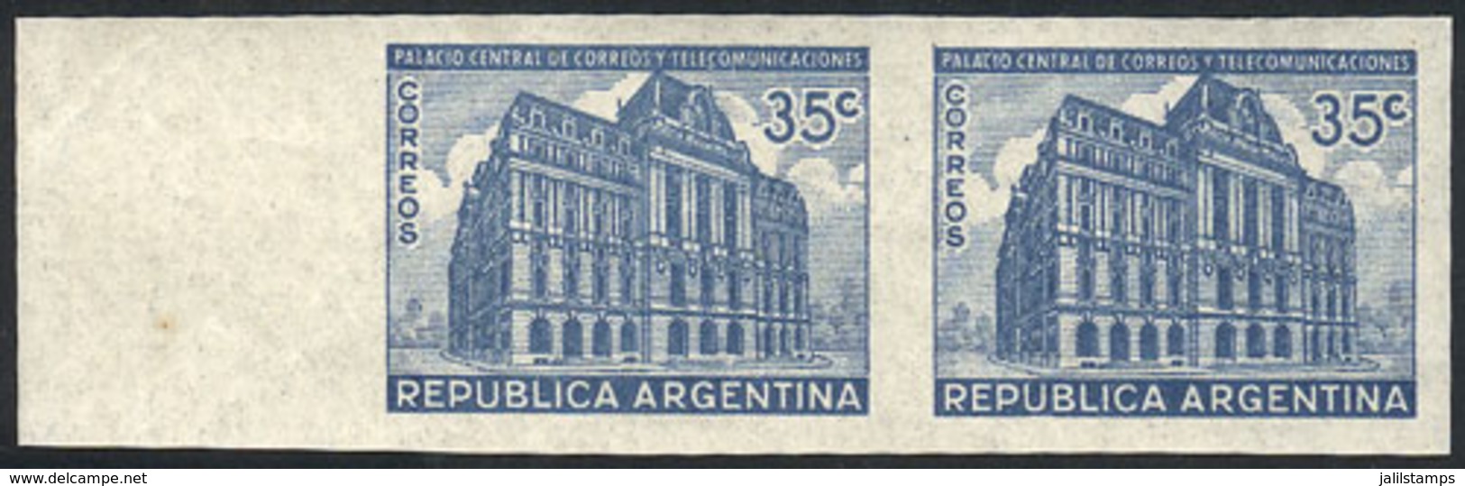 ARGENTINA: GJ.894P, Imperforate Pair, VF Quality! - Autres & Non Classés