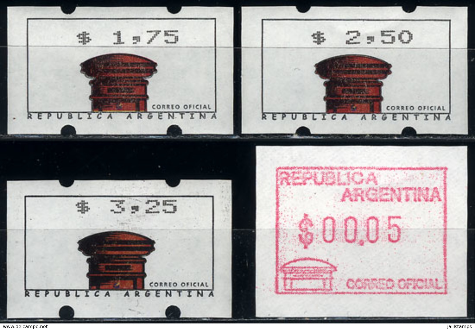 ARGENTINA: GJ.21 + 22/24, MNH, Excellent Quality, Catalog Value US$80 - Other & Unclassified