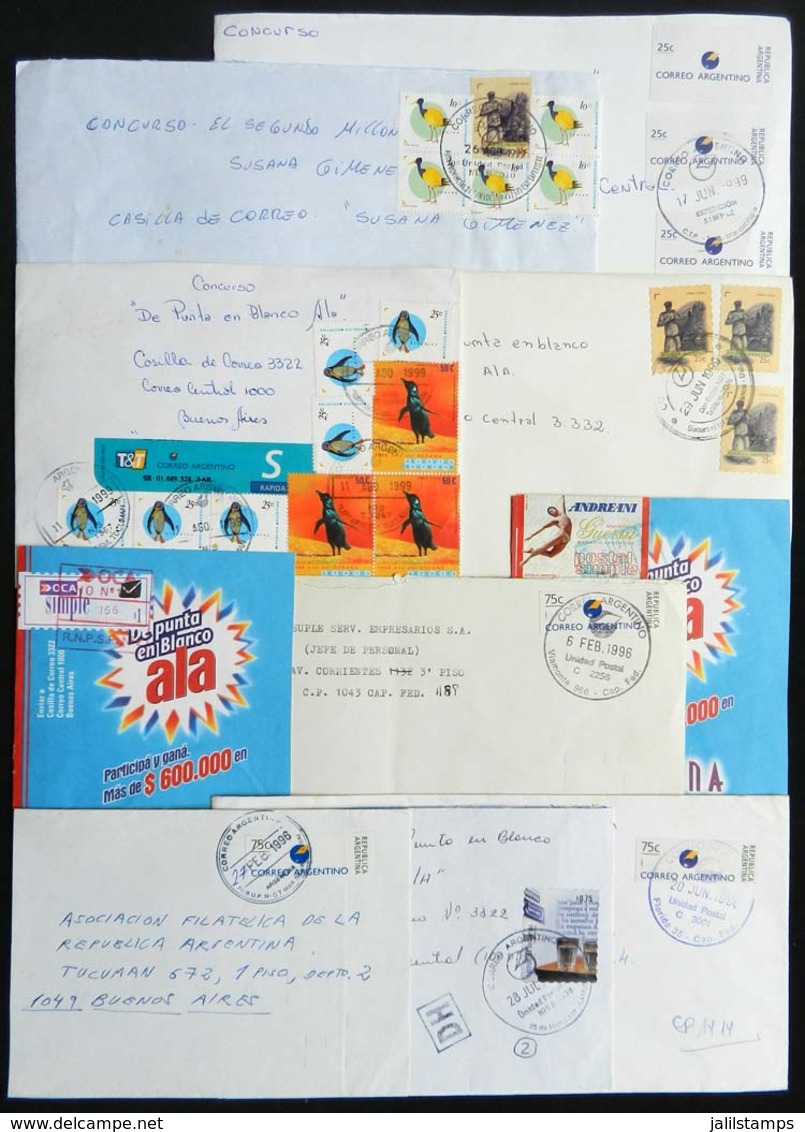ARGENTINA: 79 Modern Covers (circa 1999) With Interesting And Attractive Postages And Cancels, VF General Quality! - Other & Unclassified