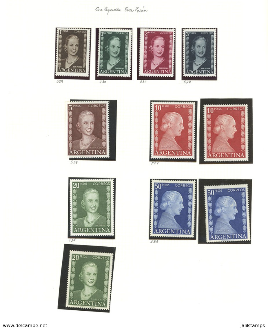 ARGENTINA: Collection In Album With Large Number Of Mint Stamps (a Few Used) + Some Covers, Including Blocks Of 4 And Ma - Collections, Lots & Séries