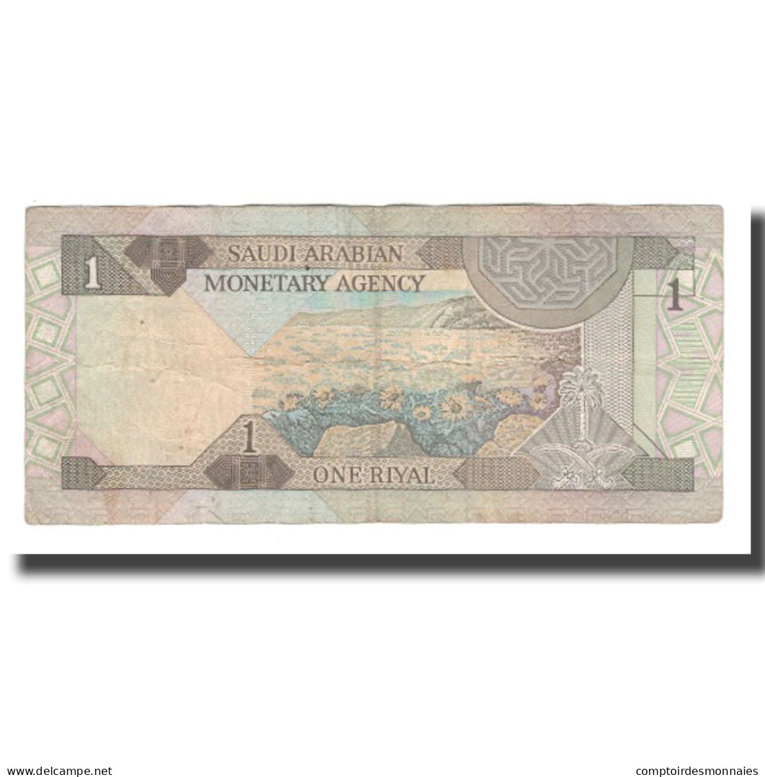 Billet, Saudi Arabia, 1 Riyal, L.AH1379 (1984), KM:21b, TB+ - Saudi-Arabien