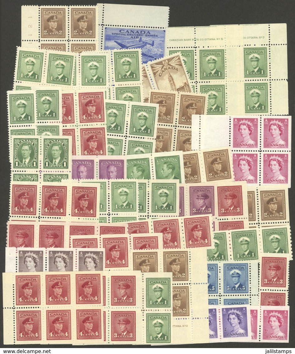 CANADA: Lot Of Varied Stamps, Almost All MNH, Most From Booklets, VF Quality! - Andere & Zonder Classificatie