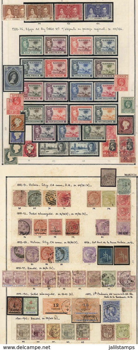 BRITISH COLONIES: Collection In Album With Very Old And Also Modern Stamps, Used Or Mint, Most Of Fine Quality (some Wit - Andere & Zonder Classificatie