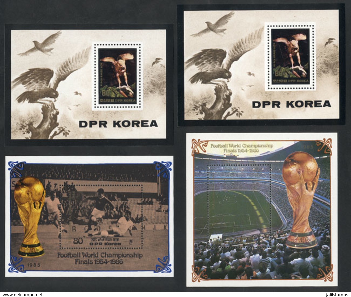 NORTH KOREA: 4 VERY THEMATIC Modern Souvenir Sheets, Unmounted, Excellent Quality! - Korea, North
