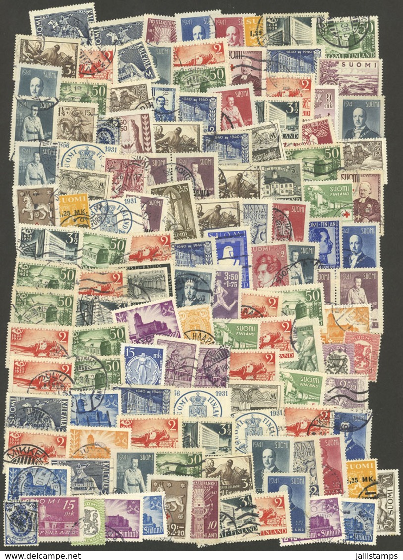 FINLAND: Nice Lot Of Used Stamps, Very Fine General Quality! - Otros & Sin Clasificación