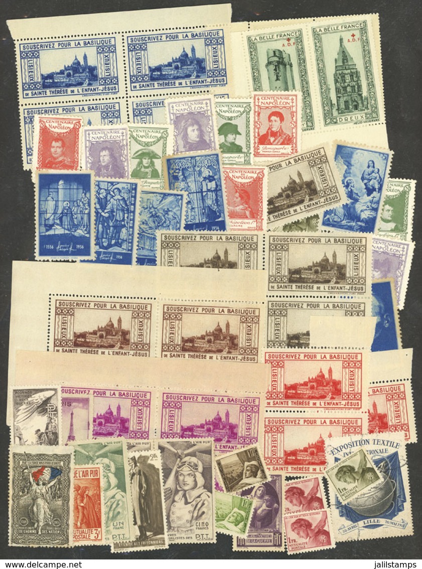 FRANCE: Lot Of Varied Cinderellas, Most Of Very Fine Quality, A Few Without Gum, Interesting! - Erinnofilie