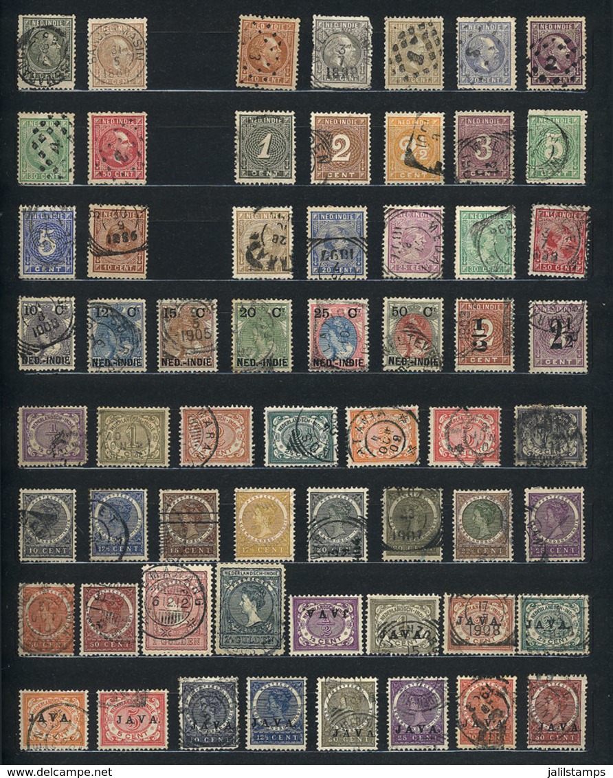 NETHERLANDS + COLONIES: Old Collection In Stock Pages, Including Many Scarce And Interesting Stamps, Fine General Qualit - Andere & Zonder Classificatie