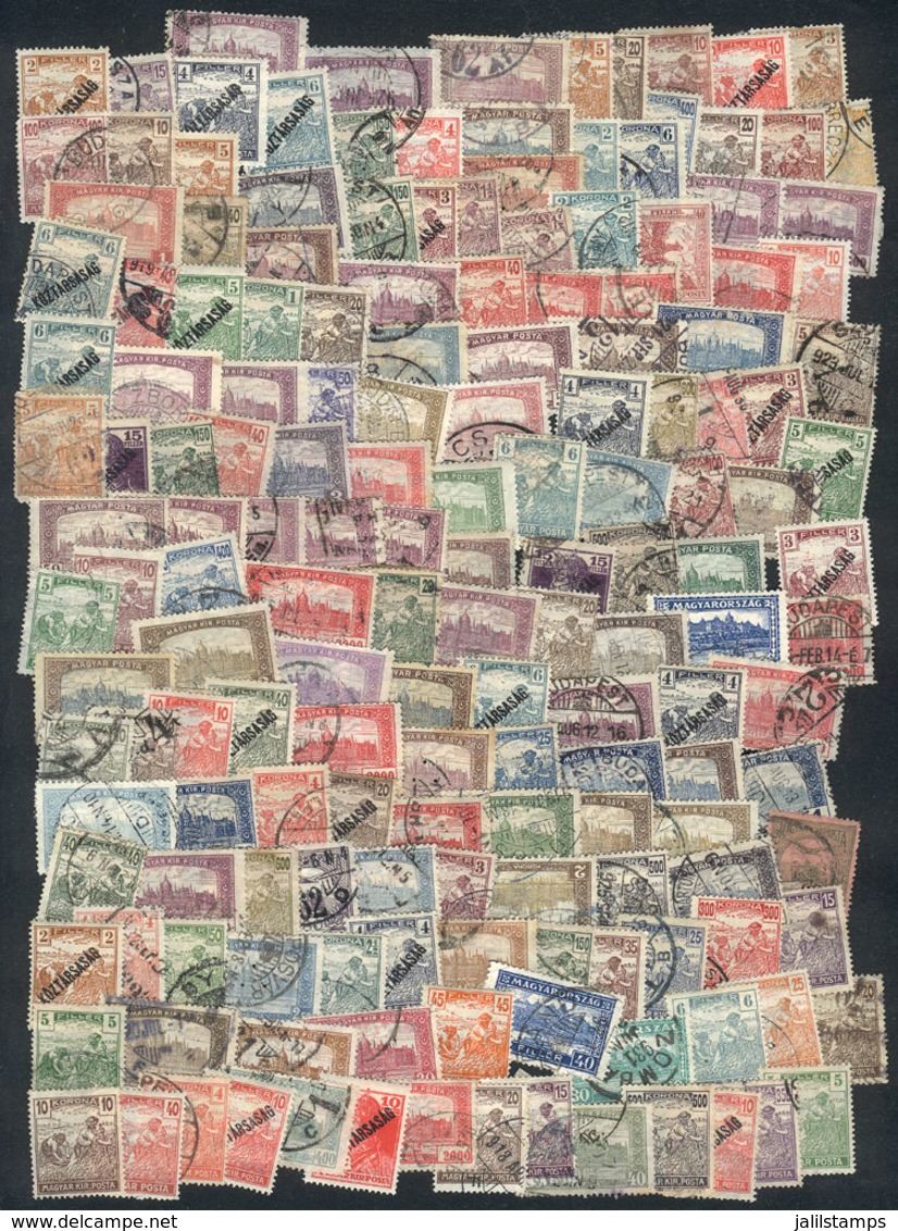 HUNGARY: Interesting Lot Of Several Hundreds Old Stamps, Very Fine General Quality! - Otros & Sin Clasificación