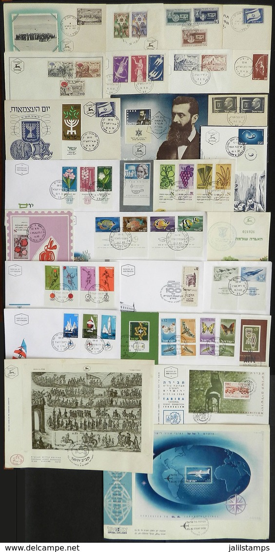 ISRAEL: Box With About 600 Or More Covers And Cards Of Circa 1950/1970, Most With First Day Postmarks And Others With Sp - Autres & Non Classés