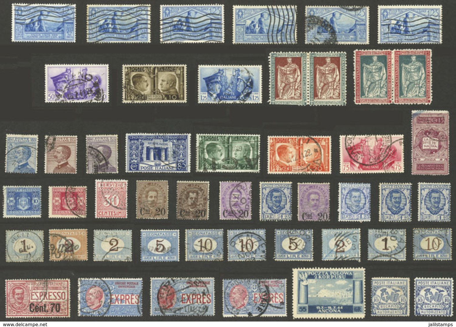 ITALY: Interesting Group Of Stamps, In General Used (a Few Mint, Several MNH) And Of Fine To Very Fine Quality, HIGH Sco - Non Classés