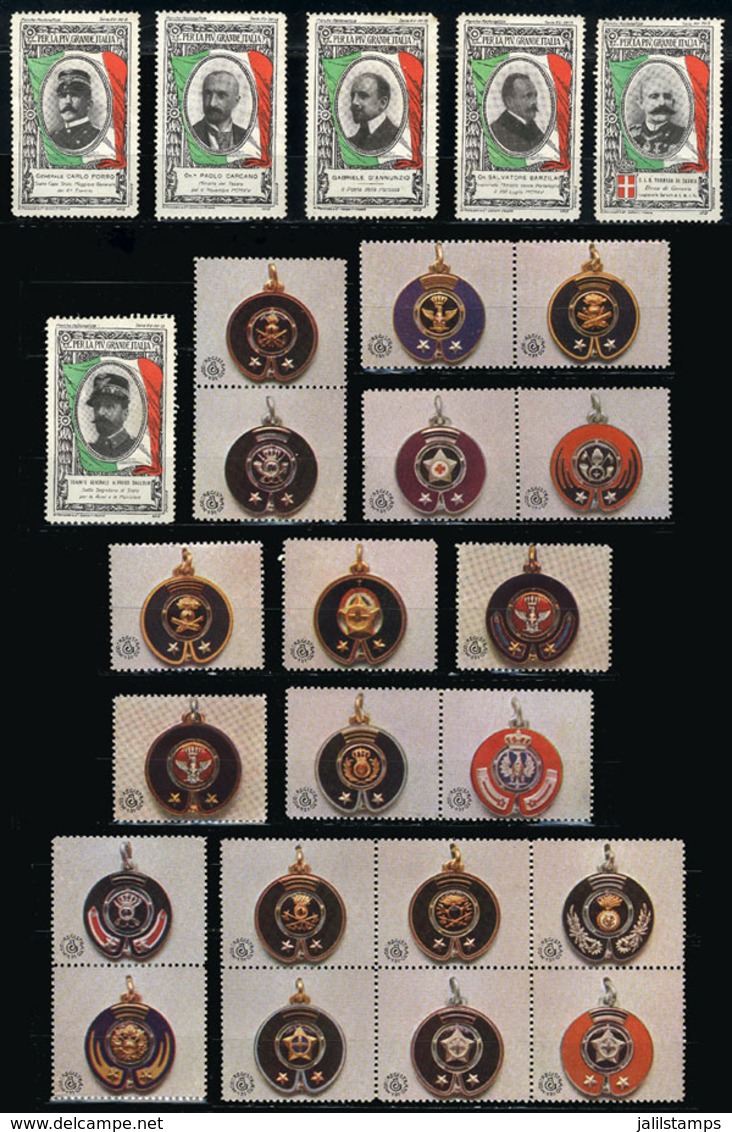 ITALY: 26 Old Cinderellas, Some Very Rare, Varied Topics, Most Of Fine To VF Quality (some May Have Defects), Very Inter - Cinderellas