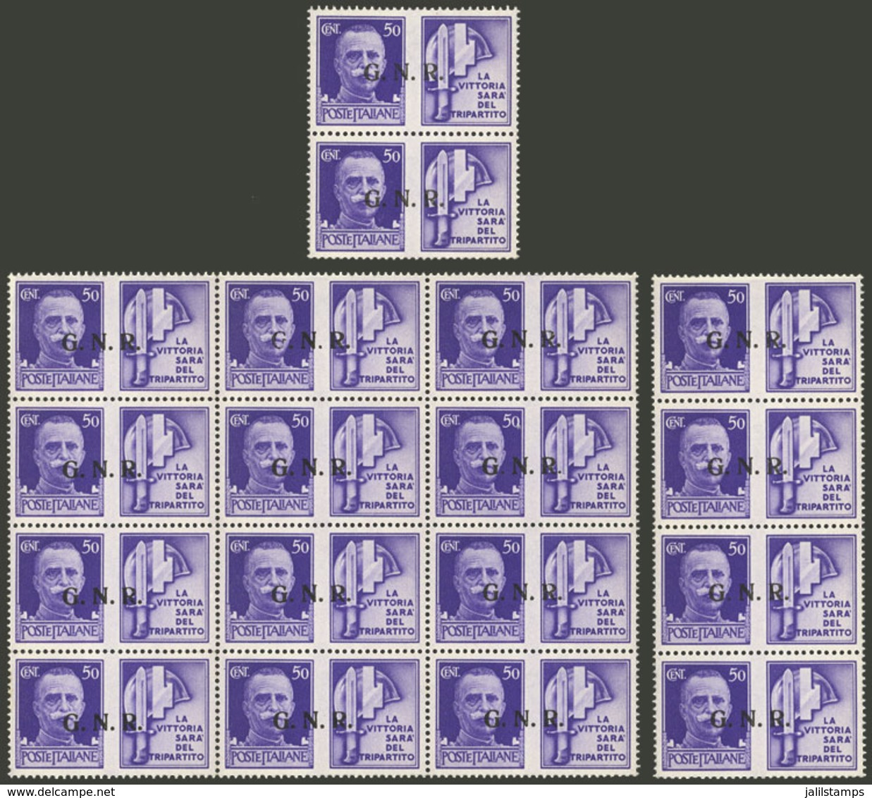 ITALY - R.S.I.: Sassone 21, 18 MNH Examples Of Excellent Quality! - Andere & Zonder Classificatie