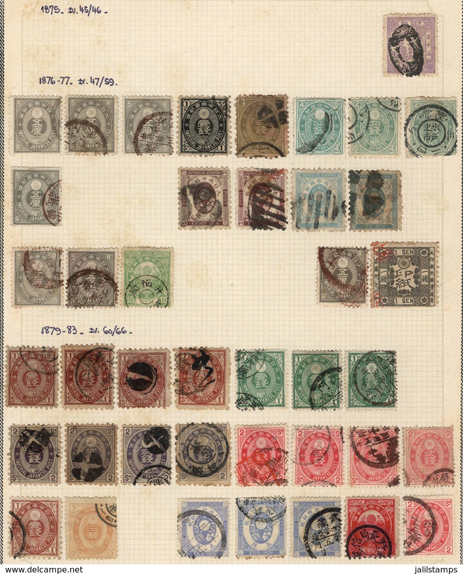 JAPAN: Collection In Album (circa 1876 To 1990), Used Or Mint Stamps, Most Of Fine Quality (some With Minor Defects), In - Other & Unclassified