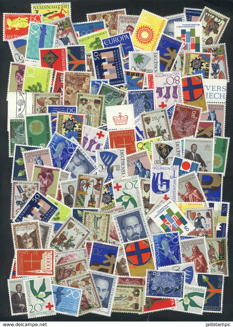 LIECHTENSTEIN: Lot Of Modern Stamps, Unmounted And Of Excellent Quality, Face Value SF.272, Good Opportunity At A Low St - Autres & Non Classés