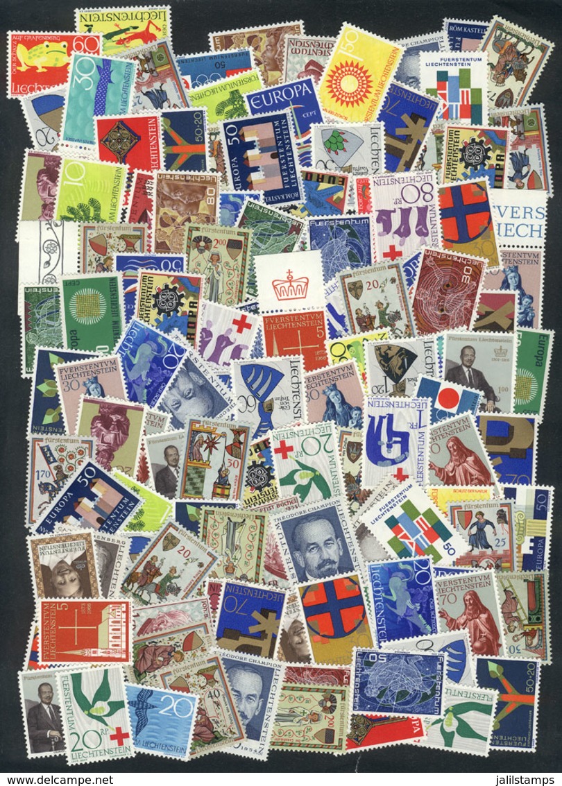 LIECHTENSTEIN: Lot Of Modern Stamps, Unmounted And Of Excellent Quality, Face Value SF.272, Good Opportunity At A Low St - Andere & Zonder Classificatie