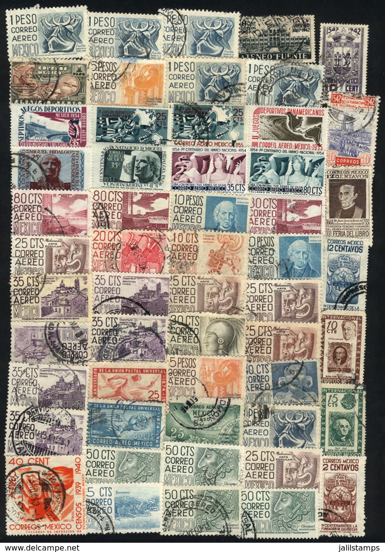 MEXICO: Lot Of Interesting Stamps, Used And Mint (some Without Gum), Fine To VF General Quality, Low Start! - México