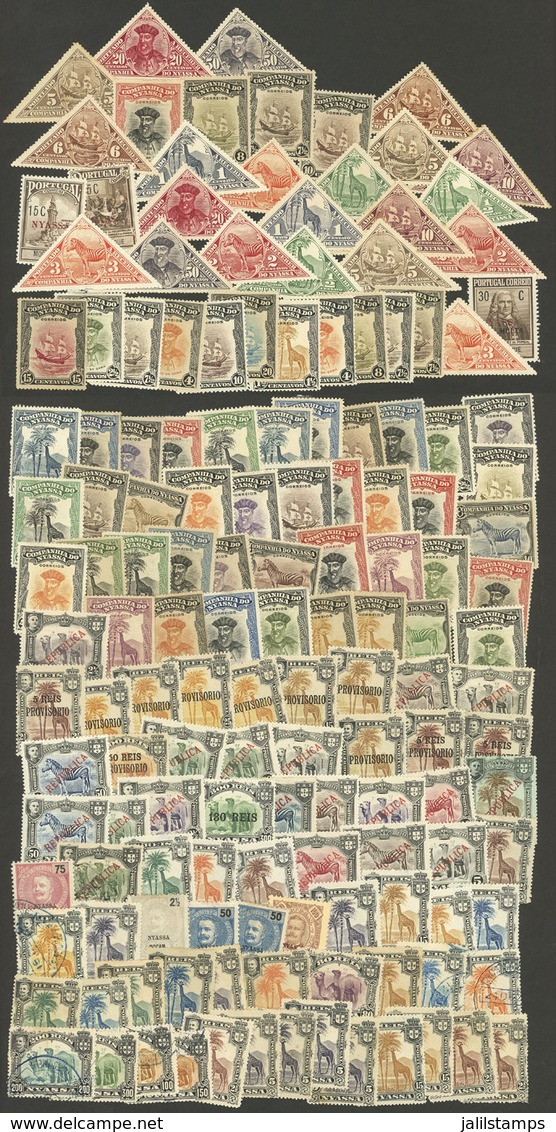 NYASSA: Envelope With A Good Number Of Very Thematic Stamps, Used Or Mint (some Without Gum), Most Of Fine Quality (some - Nyasaland