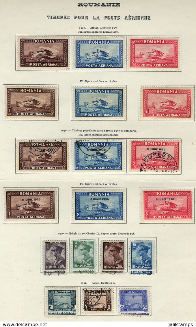 ROMANIA: Very Complete Collection In Album Pages, Including Many Good Sets And Scarce Stamps, Very Fine General Quality  - Sonstige & Ohne Zuordnung