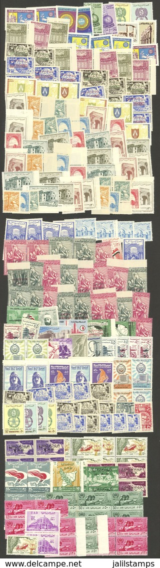 SYRIA: Lot Of MNH Stamps And Complete Sets, All Of Excellent Quality, A Few With Talcum Powder That Can Be Easily Cleane - Syrien