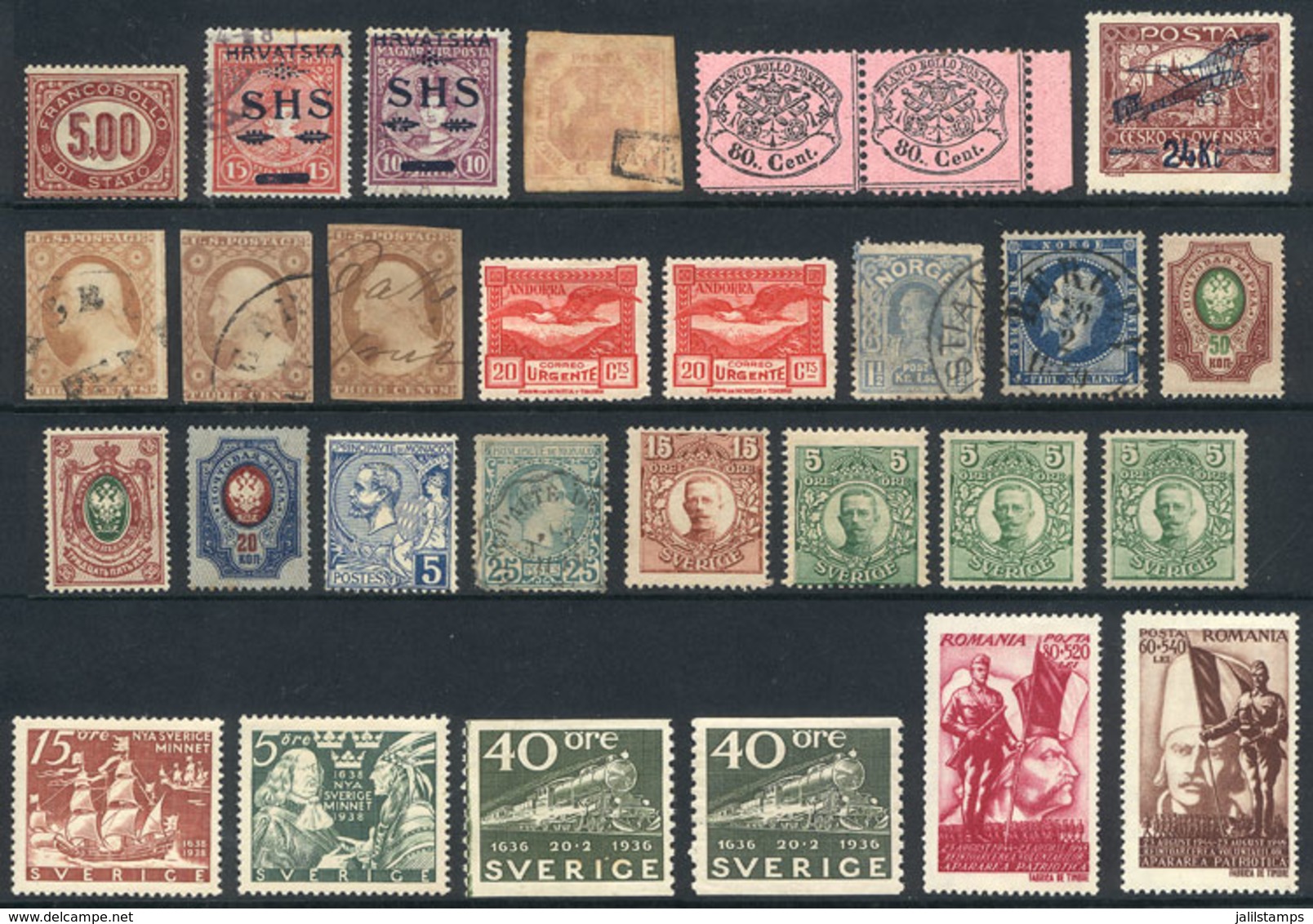 WORLDWIDE: Selection Of Good Stamps Of Various Countries, Used And Mint (the Latter Can Be With Gum Lightly Hinged Or Wi - Altri & Non Classificati