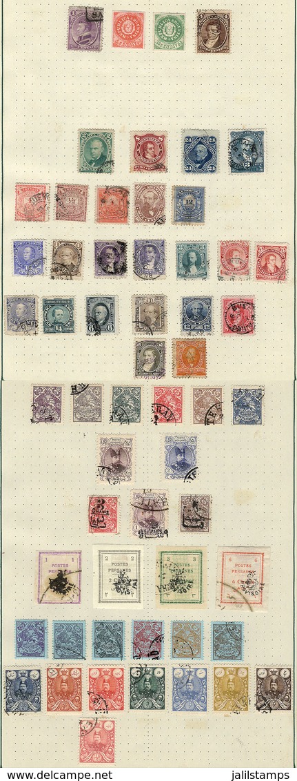 WORLDWIDE: Old Album With Balance Of Collection That Includes A Large Number Of Stamps Of Varied Countries, Most Of Fine - Andere & Zonder Classificatie