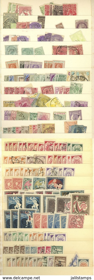 WORLDWIDE: Stockbook With MANY HUNDREDS Of Worldwide Stamps, Mainly Old And In General Of Fine To VF Quality. The Catalo - Other & Unclassified