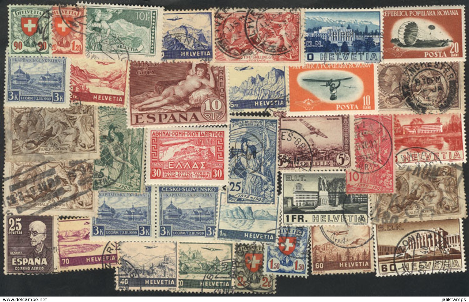 WORLDWIDE: Lot Of Used And Mint Stamps, General Quality Is Fine To VF, Yvert Catalog Value Euros 450 (approx. US$600+),  - Autres & Non Classés