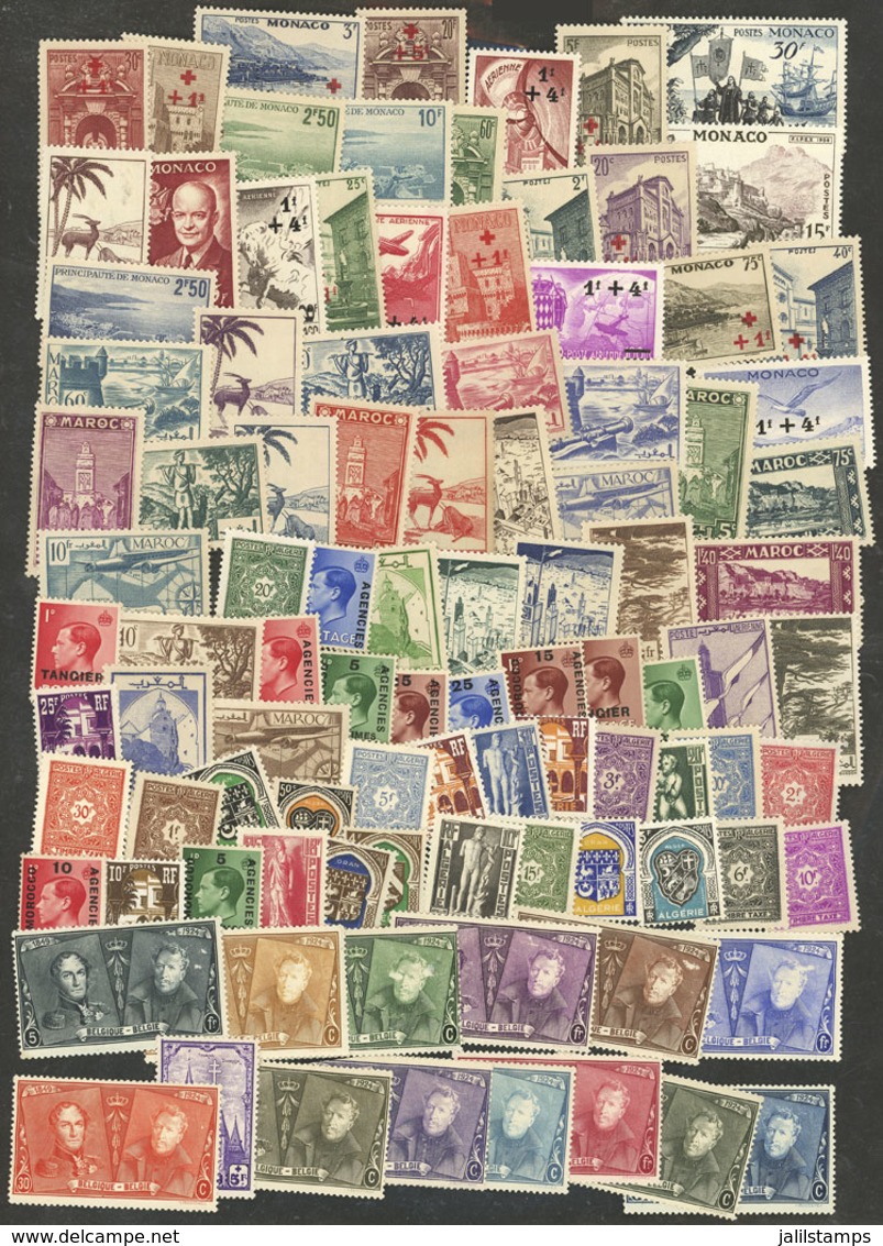 WORLDWIDE: Lot Of Stamps And Sets Of 1930/50s Of Several Countries, All Mint Without Gum But Of VF Quality, High Catalog - Andere & Zonder Classificatie