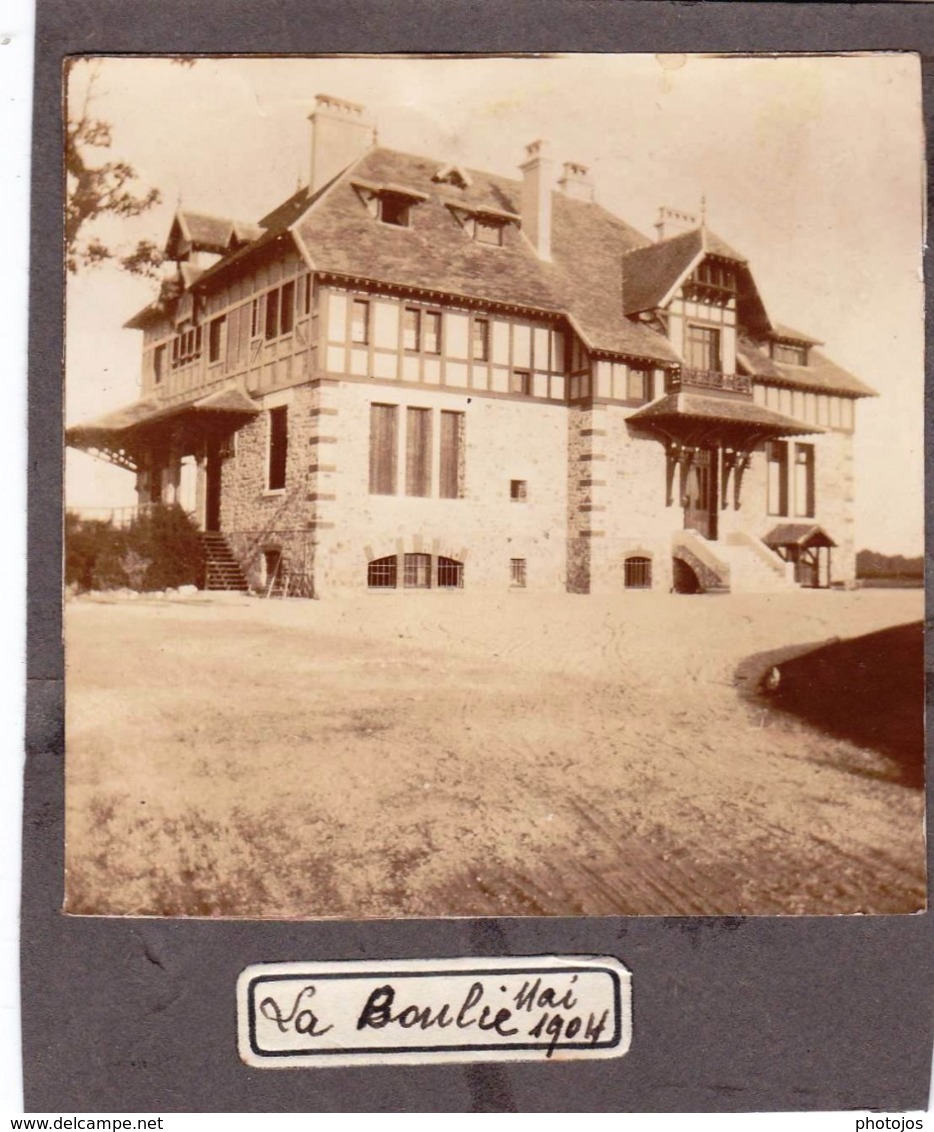 Photo Albuminée Sur Carton Le Chalet De La Boulie à Jouy En Josas Près Versailles (78) En 1904  Terrain De Golf - Places