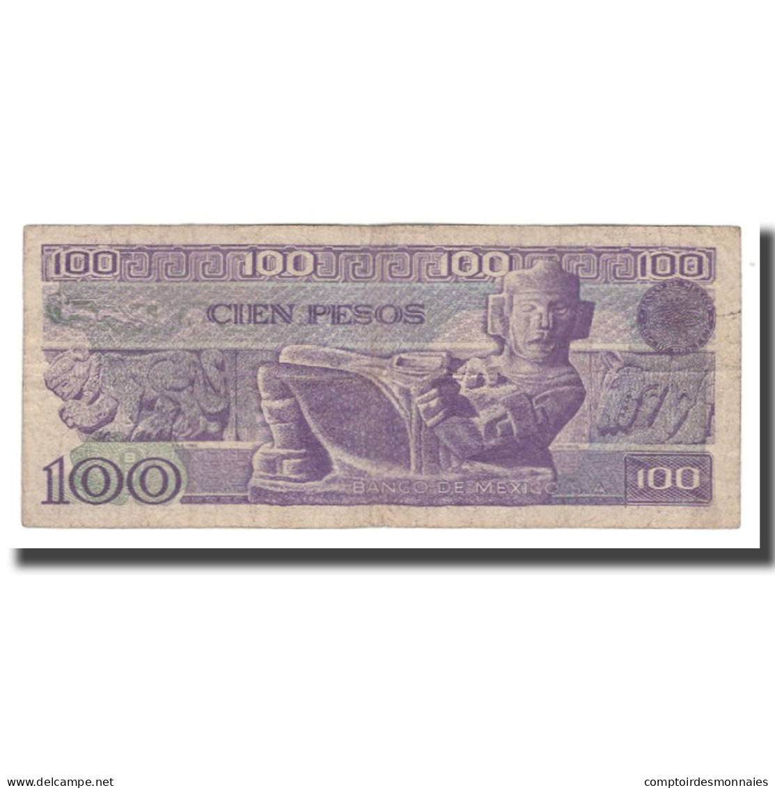 Billet, Mexique, 100 Pesos, 1982, 1982-03-25, KM:74c, TB - Mexico