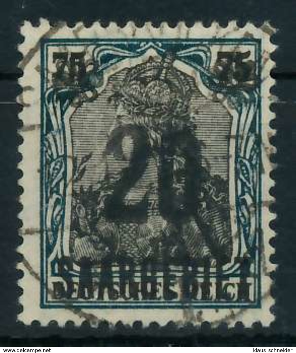 SAAR GERMANIA Nr 50 Zentrisch Gestempelt X886432 - Gebraucht