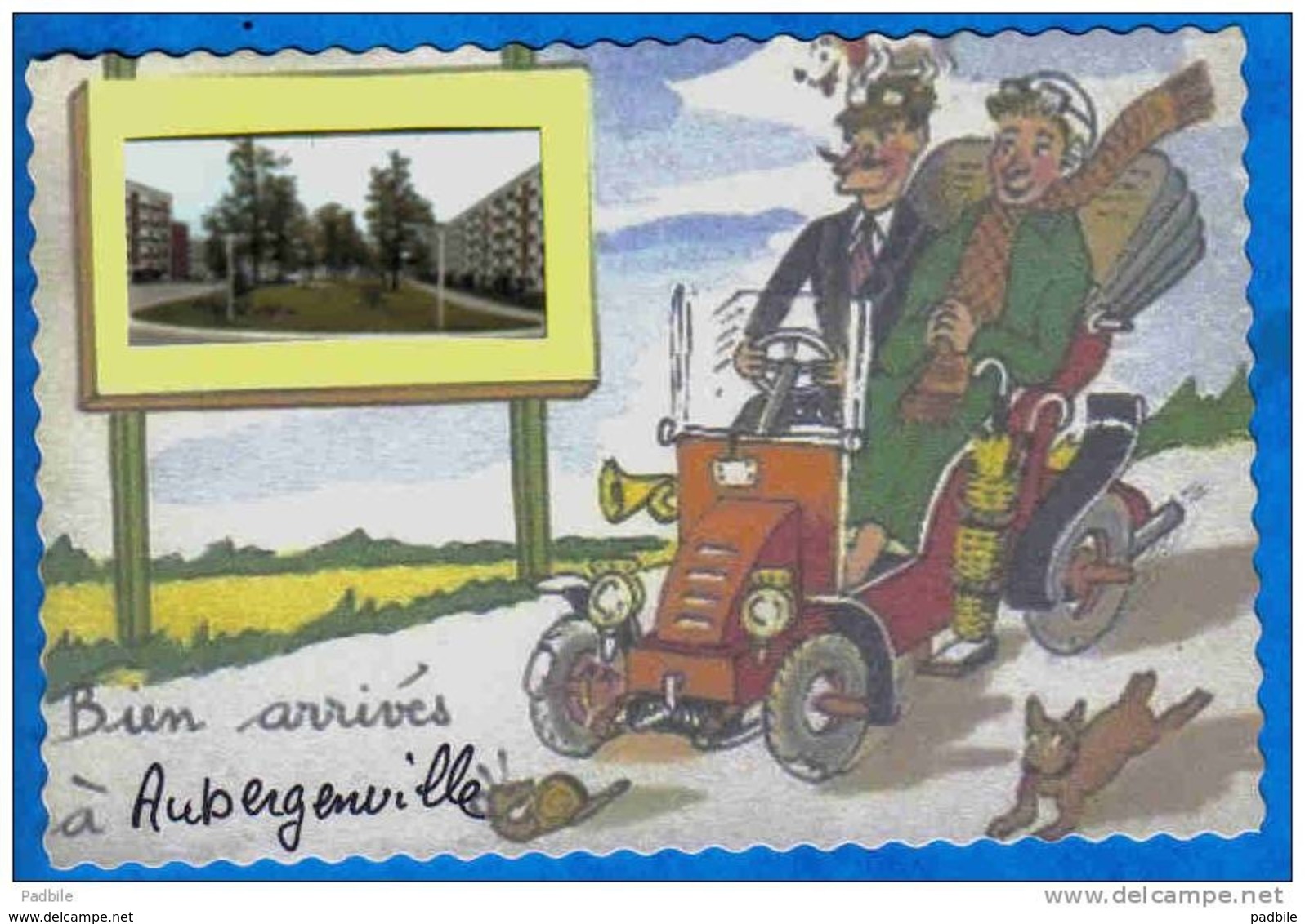 Carte Postale 78.  Aubergenville Trés Beau Plan - Aubergenville