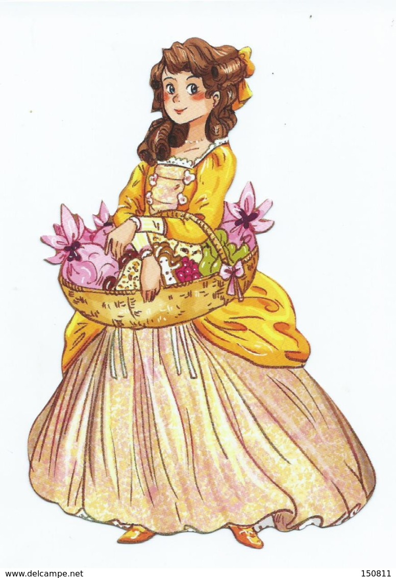 MARQUE PAGE Détoué " ELISABETH, Princesse A VERSAILLES " ALBIN MICHELLE JEUNESSE - Bookmarks