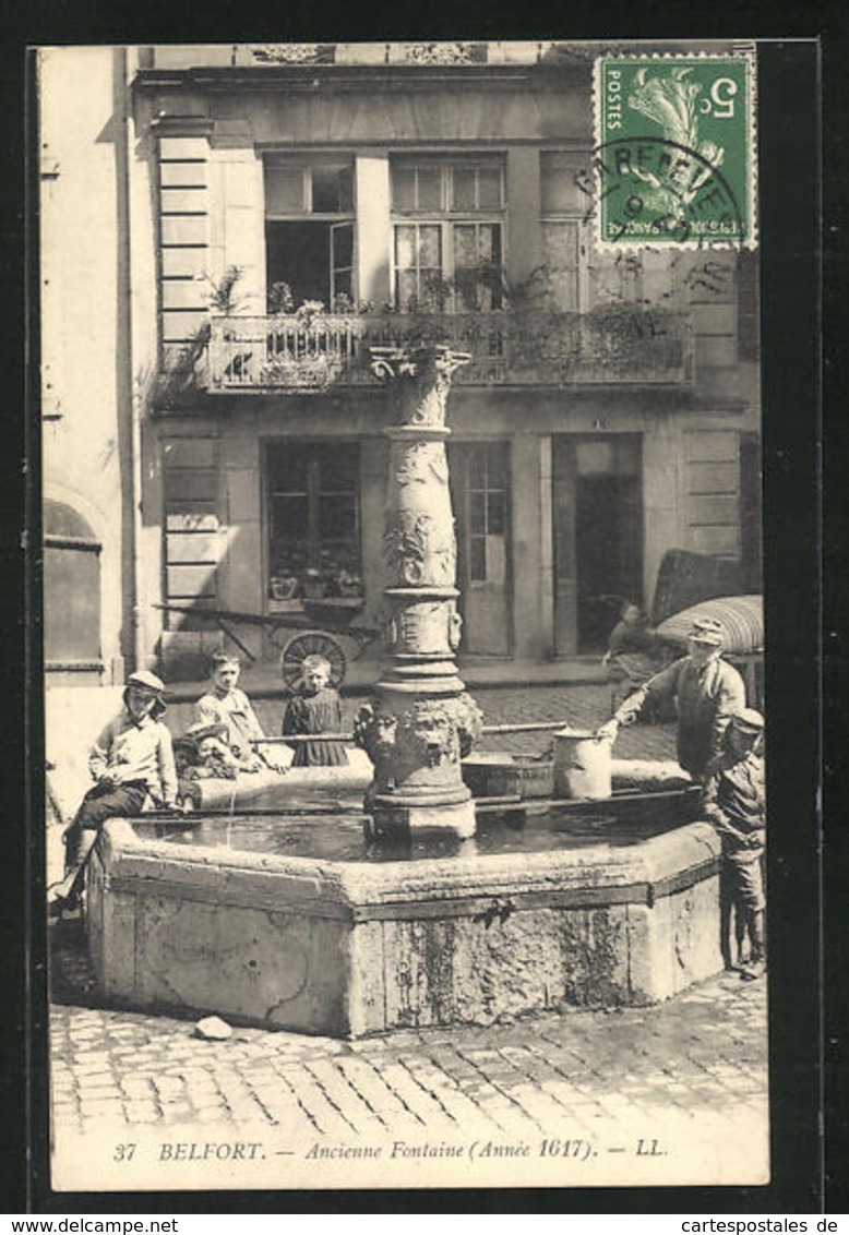 CPA Belfort, Ancienne Fontaine - Fontaine