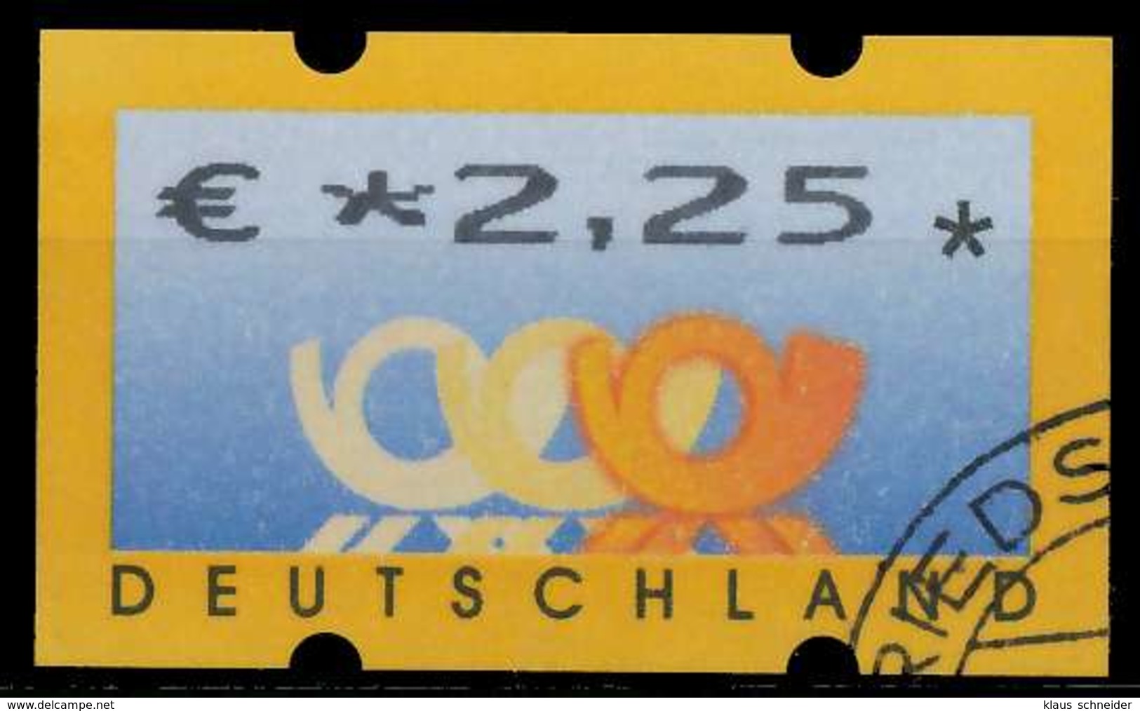 BRD ATM 2002 Nr 4-1-0225 Gestempelt X895FDE - Automatenmarken [ATM]