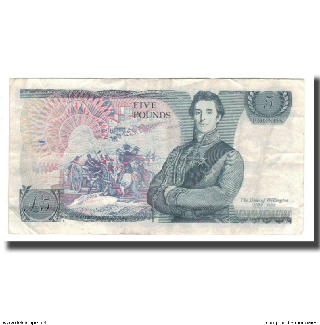 Billet, Grande-Bretagne, 5 Pounds, Undated (1971-91), KM:378c, TTB - 5 Pounds