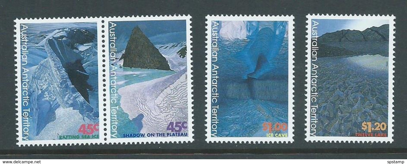 Australian Antarctic Territory 1996 Landforms Set Of 4 MNH - Unused Stamps