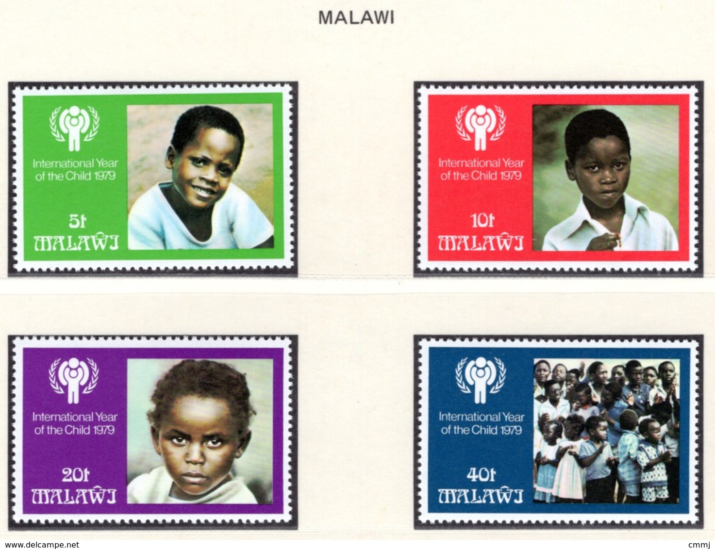 YEAR INTERN. OF CHILD - MALAWI - Mi. Nr.  328/331 - NH - (6532-10.) - Malawi (1964-...)