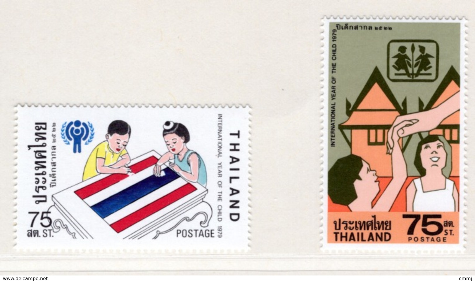 YEAR INTERN. OF CHILD - THAINLANDIA - Mi. Nr.  897/898 - NH - (6532-10.) - Tailandia