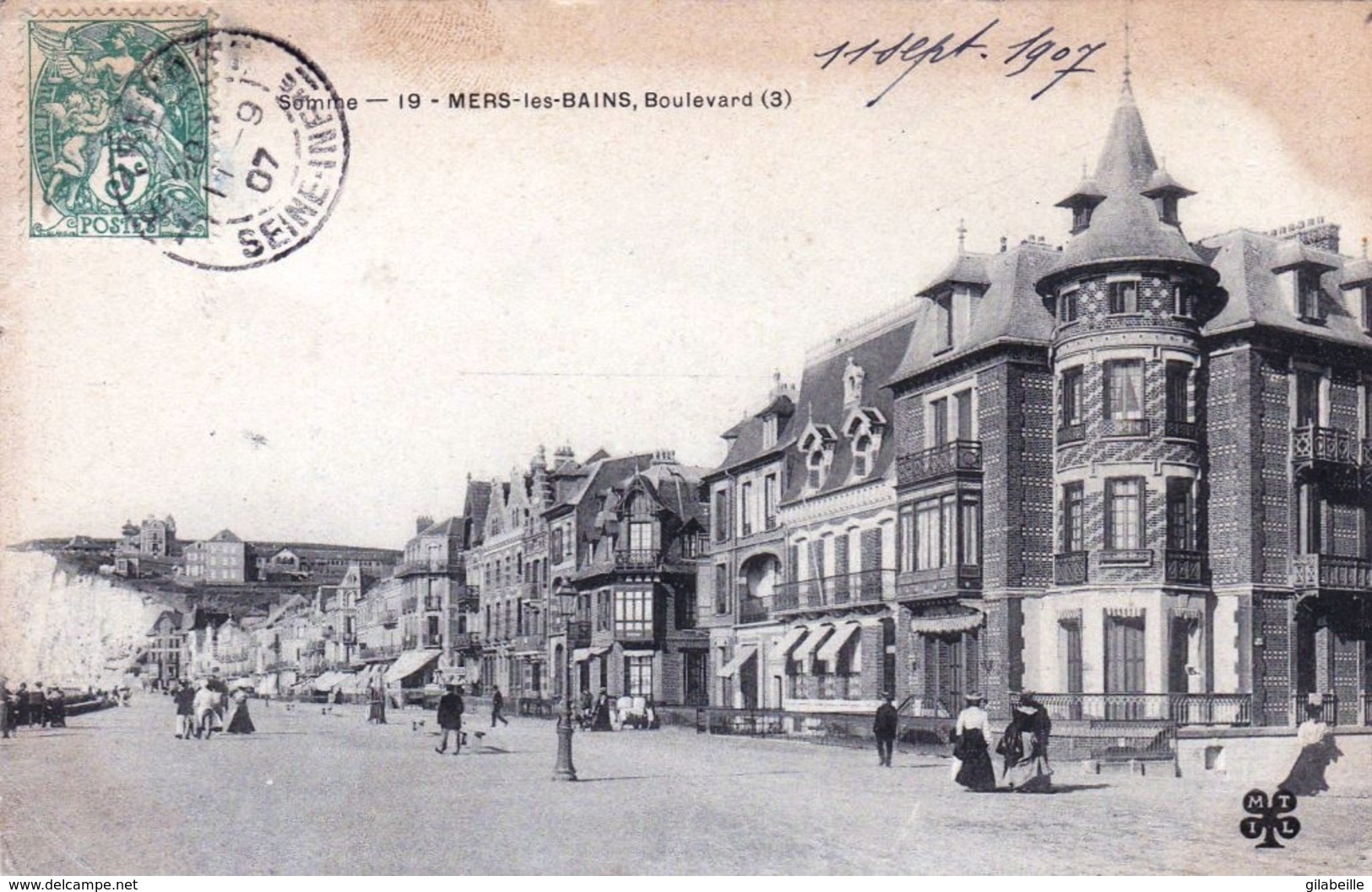 80 - Somme -  MERS LES BAINS -  Boulevard - Mers Les Bains