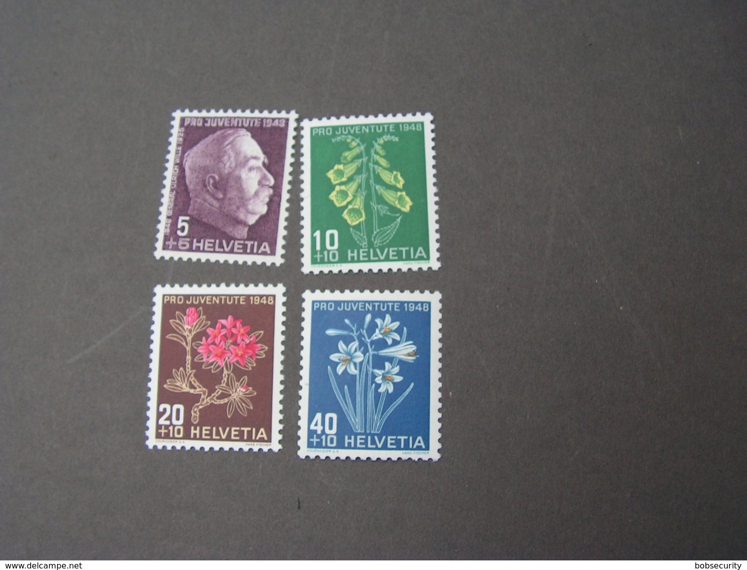 Schmeterlinge , Pro Juventute 1948  514-517  ** MNH  €  6,00 - Unused Stamps