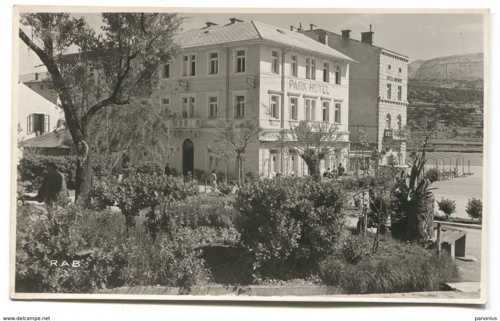 RAB / ARBE - CROATIA, HOTEL PARK,  Year 1931 - Kroatien