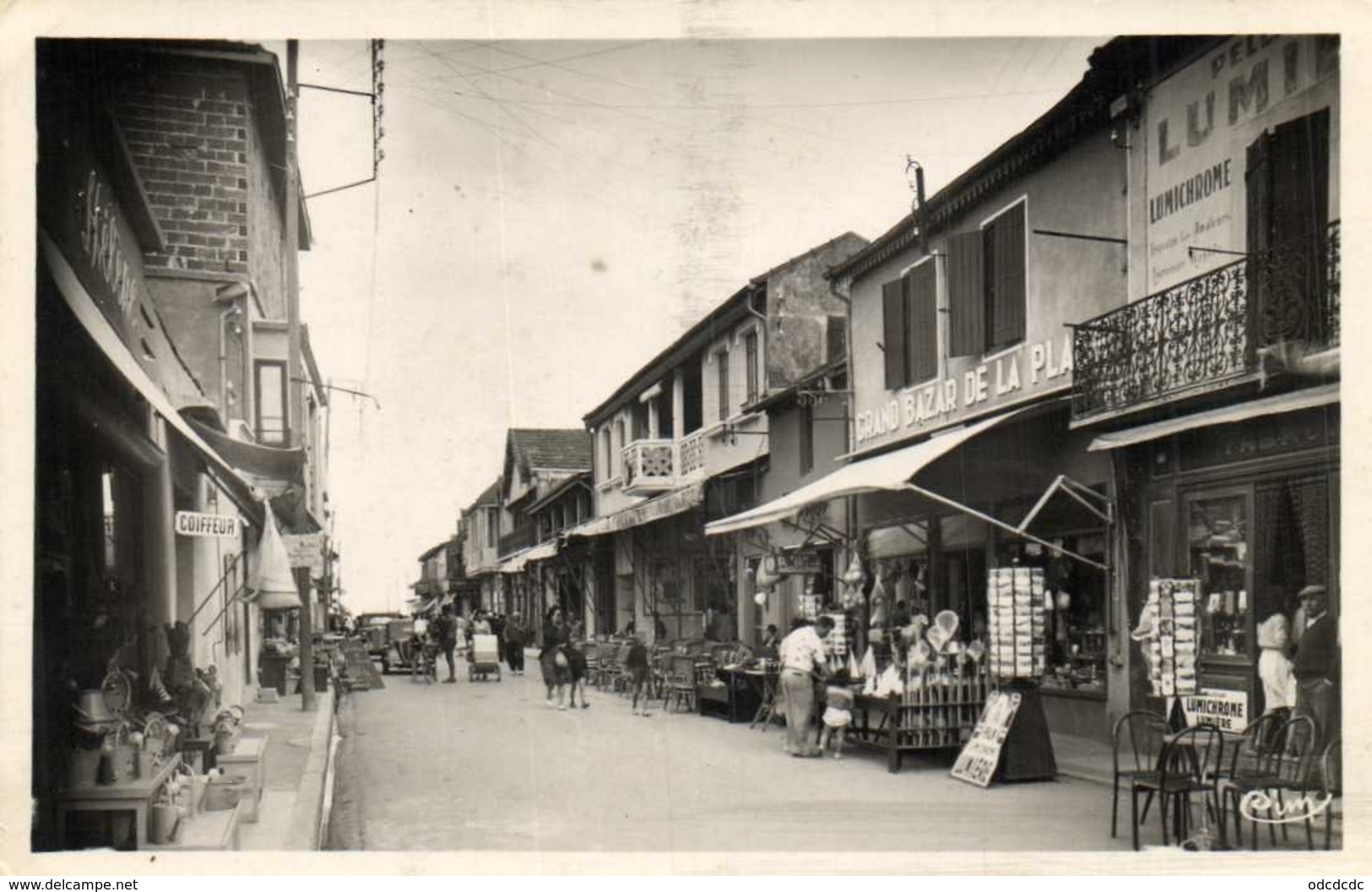 Vpsm Petit Format VALRAS PLAGE ( Herault ) Rue Francaise  Commerces RV - Autres & Non Classés