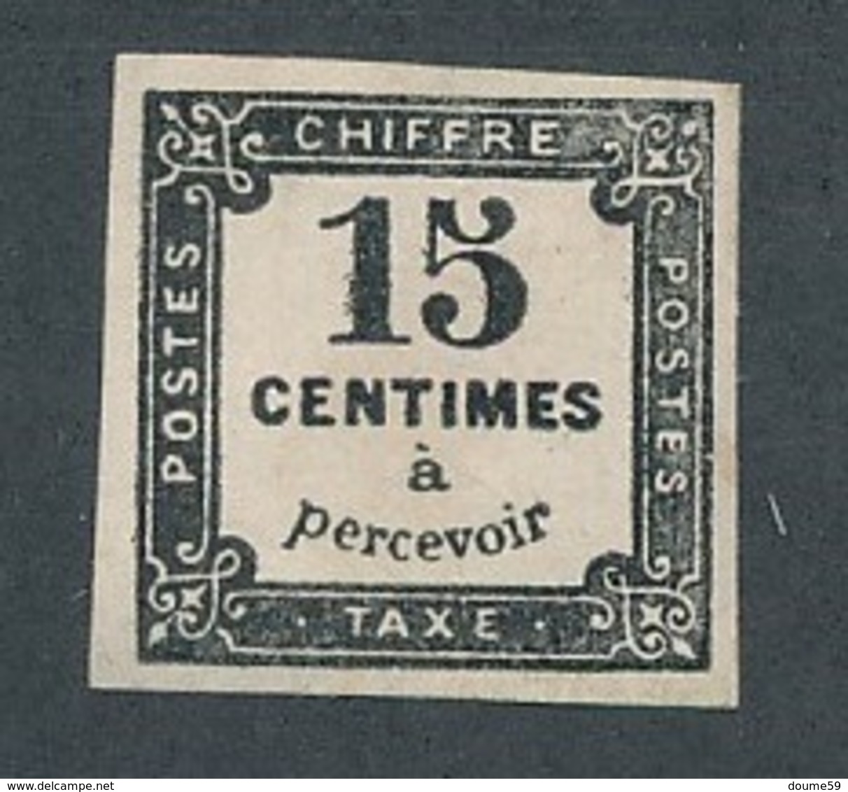 DB-183: FRANCE: Lot Avec Taxe N°4* - 1859-1959 Postfris