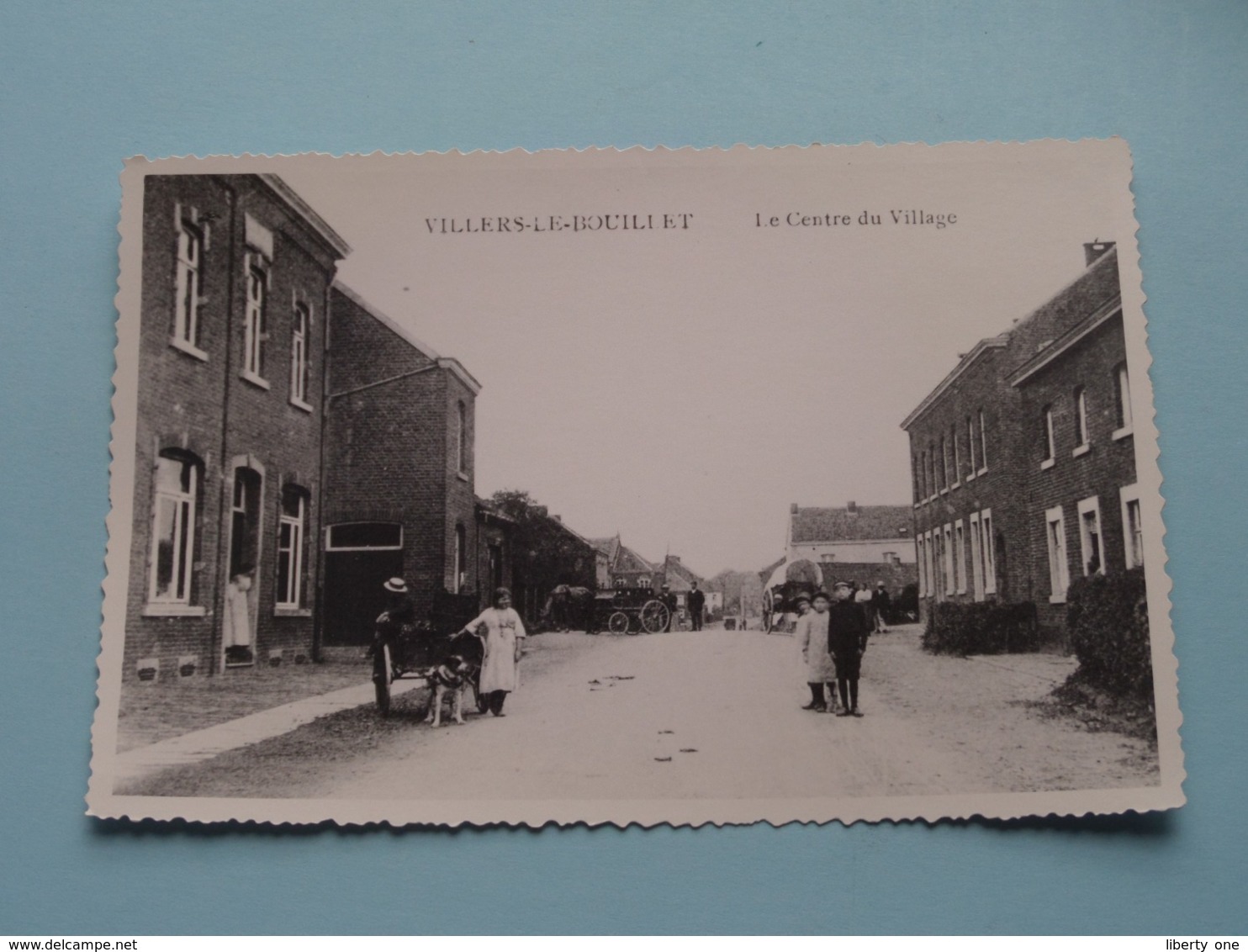 Le Centre Du Village  Villers-le-Bouillet ( Copie / Copy De Carte Postale ) Anno 19?? ( Zie Foto Details ) ! - Villers-le-Bouillet