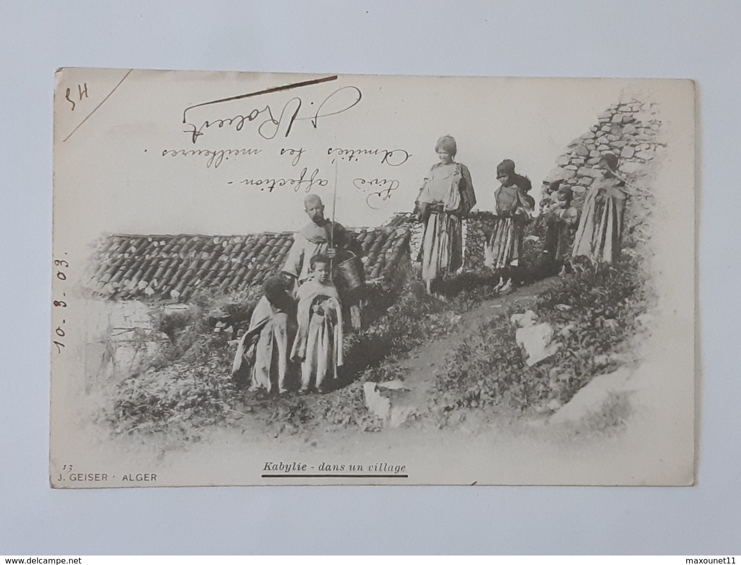 Kabylie - Dans Un Village - Envoyée Vers Cutry Par Rehon - Cachet Philippeville - Constantine ... Lot24 . - Skikda (Philippeville)