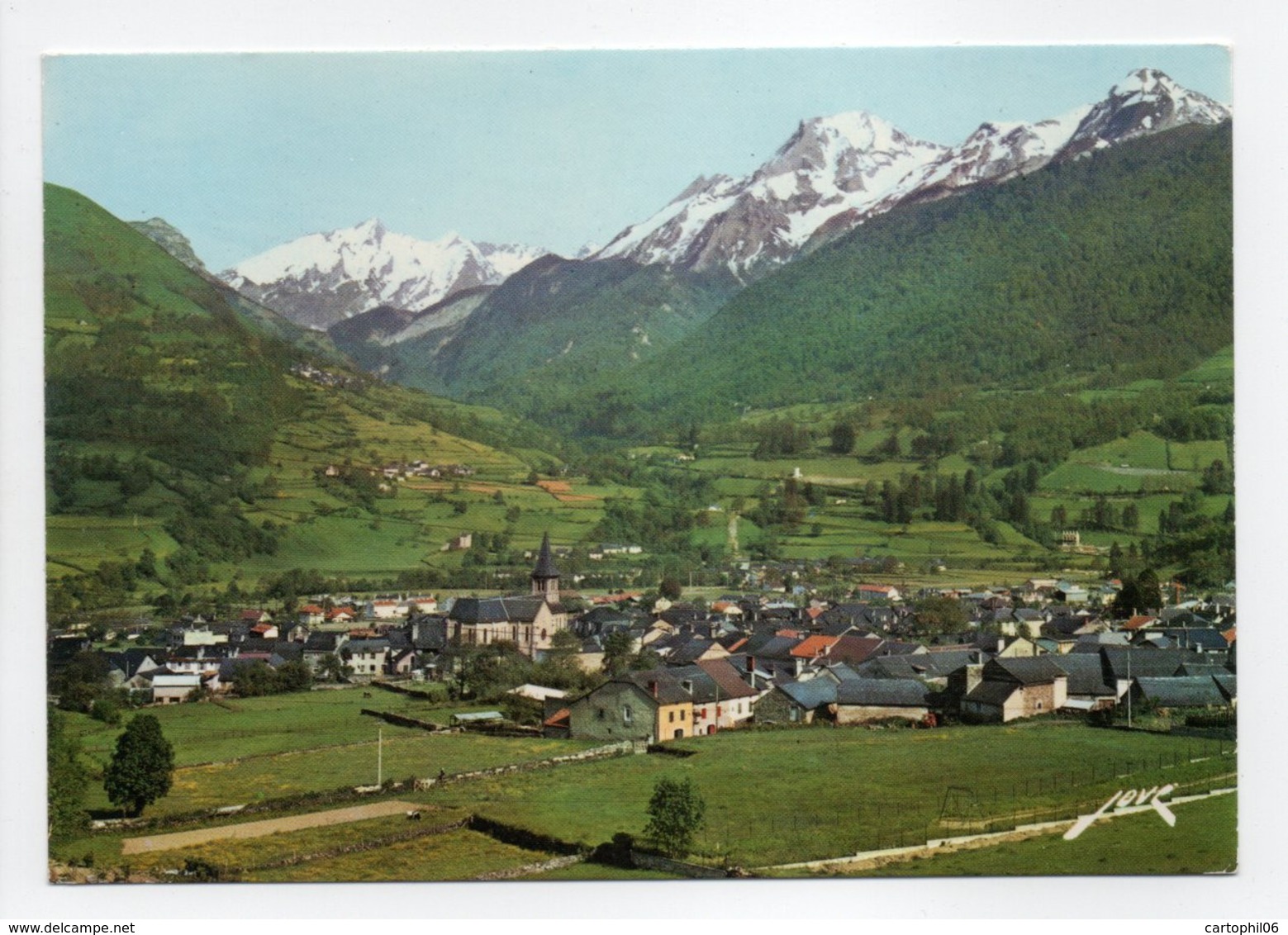 - CPSM LARUNS (64) - Les Villages D'Aàs Et Assouste (vue Aérienne 1979) - Editions JOVE 3705 - - Laruns