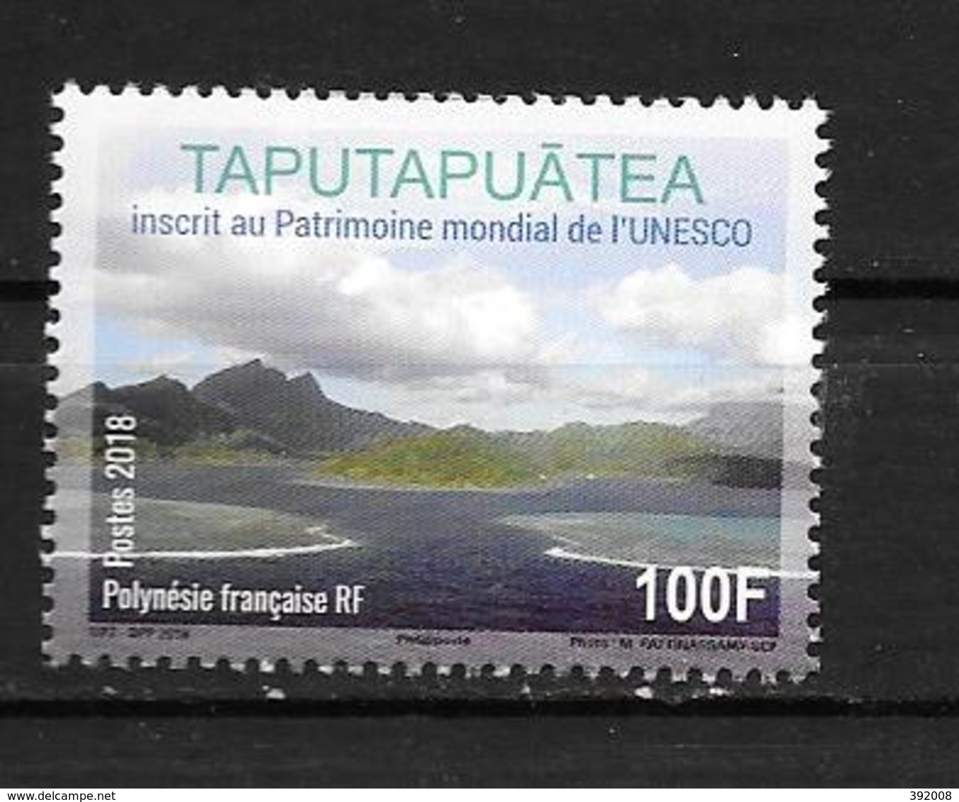 2018 - **MNH - Taputapuatea Inscrit Au Patrimoine Mondial De L'humanité - Ungebraucht