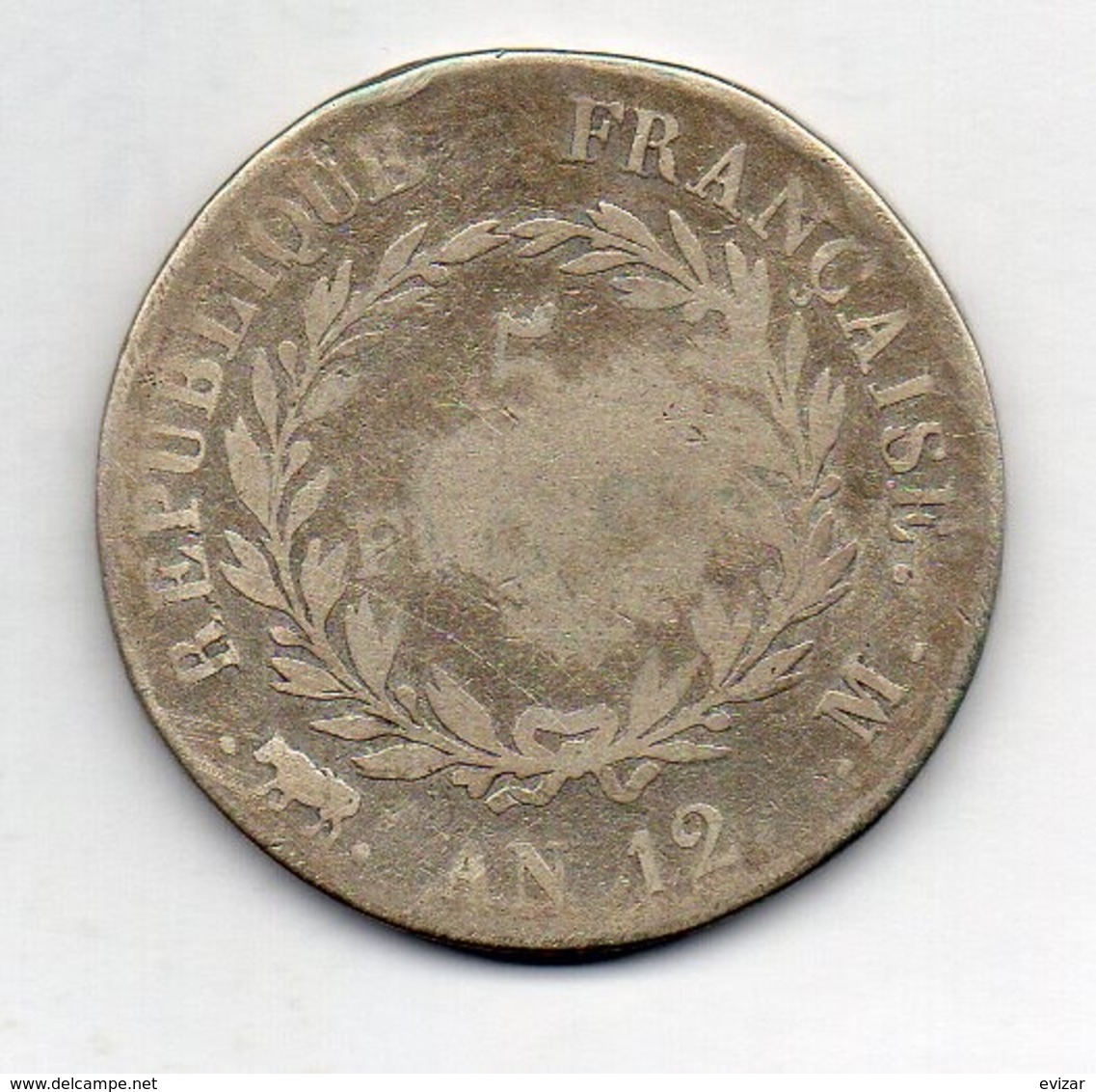 FRANCE, 5 Francs, L' An 12, Silver, KM #659.10 - Altri & Non Classificati