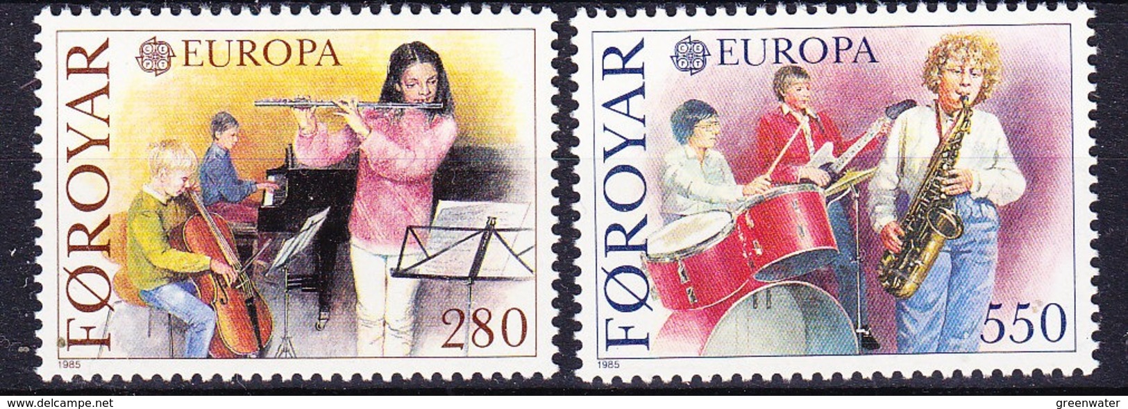 Europa Cept 1985 Faroe Islands 2v ** Mnh (44846A) - 1985